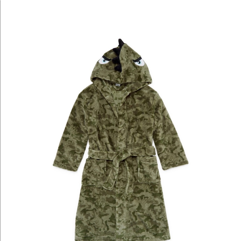 New boys hooded bathrobe Dino
